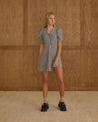 Teen Del Mar Dress | Navy Check | Rylee & Cru