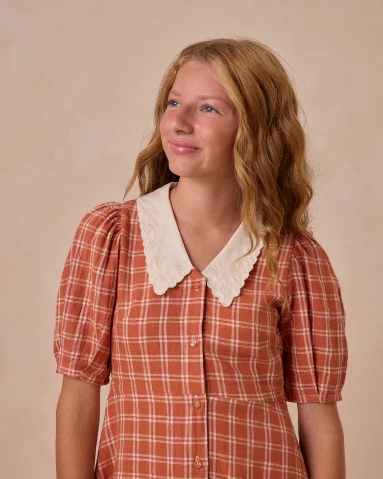 Teen Del Mar Dress | Poppy Check | Rylee & Cru