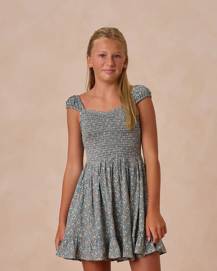 Teen Kalina Dress | Blue Floral | Rylee & Cru