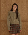 Teen Fuzzy Cardigan | Evergreen | Rylee & Cru