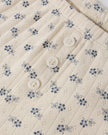 Teen Pointelle Lounge Set | Blue Ditsy | Rylee & Cru