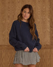 Teen Carolina Sweater | Navy | Rylee & Cru