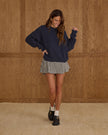 Teen Carolina Sweater | Navy | Rylee & Cru