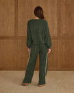 Oversized Sweatshirt | Green | Rylee & Cru