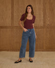 Barrel Pant | Indigo Denim | Rylee & Cru