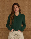 Ladies Rio Cardigan | Green | Rylee & Cru