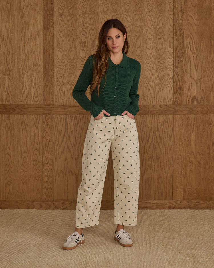 Ladies Rio Cardigan | Green | Rylee & Cru