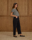 Ladies Barrel Denim | Washed Black | Rylee & Cru