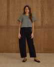 Ladies Barrel Denim | Washed Black | Rylee & Cru
