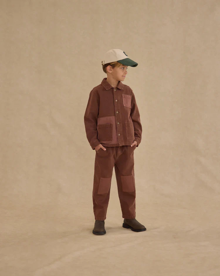 Denim Jacket | Brown | Rylee & Cru