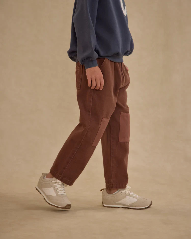 Baggy Pant | Brown | Rylee & Cru