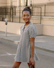 Teen Del Mar Dress | Navy Check | Rylee & Cru