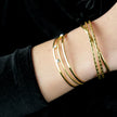 Bracelet LADARIA 'Trio of Cuffs' avec strass.