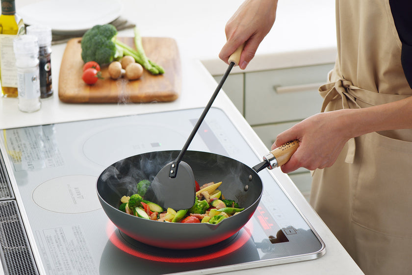 YOSHIKAWA COOK-PAL REN DEEP FRYING PAN 20CM– CARBON STEEL, JAPAN