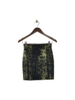 REVAMPED Regular fit Skirt in Green  -  XXS