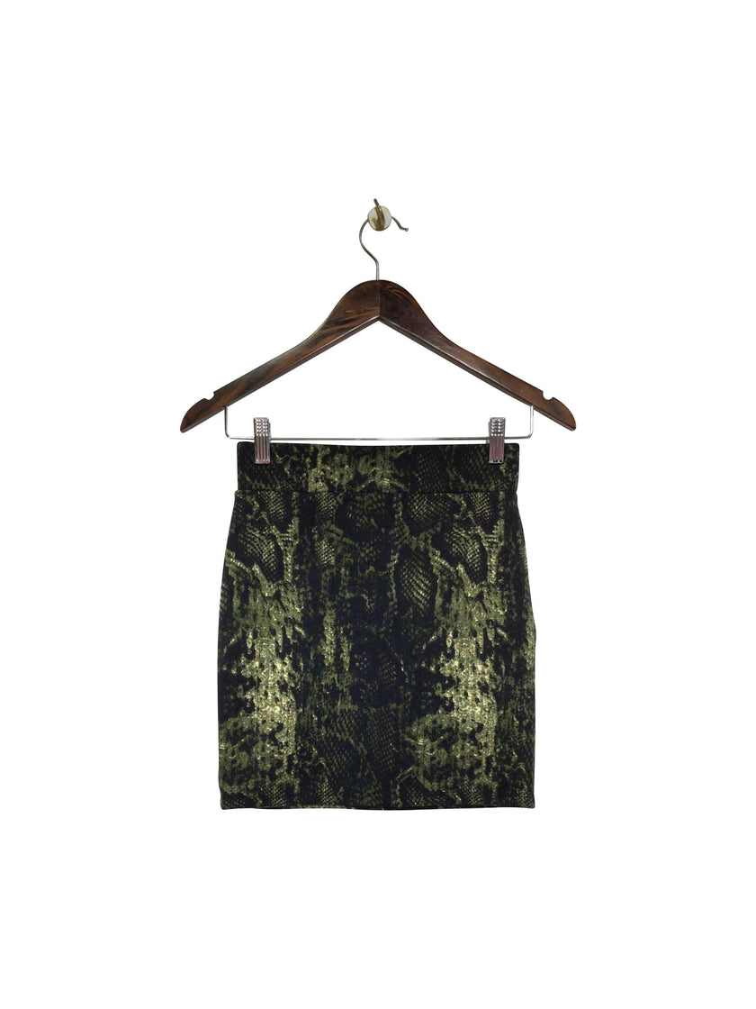 REVAMPED Regular fit Skirt in Green  -  XXS