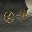 REXON 'Heart-Beat' Stud Earrings