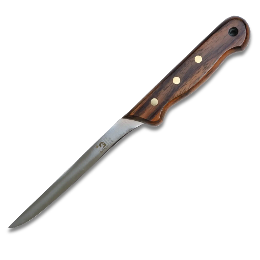 Regular Line Fillet Knife & Leather Sheath 6