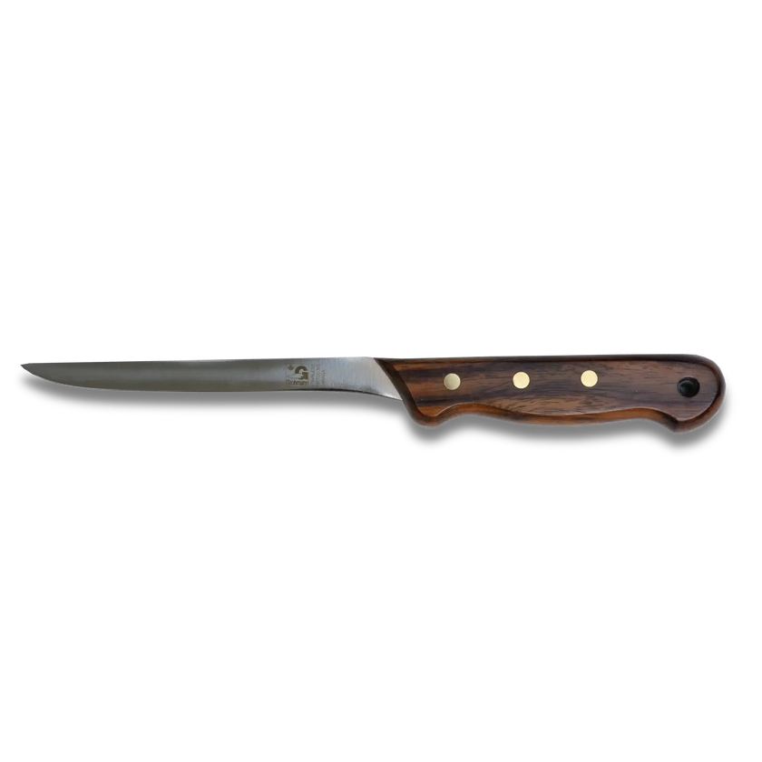 Regular Line Fillet Knife & Leather Sheath 6