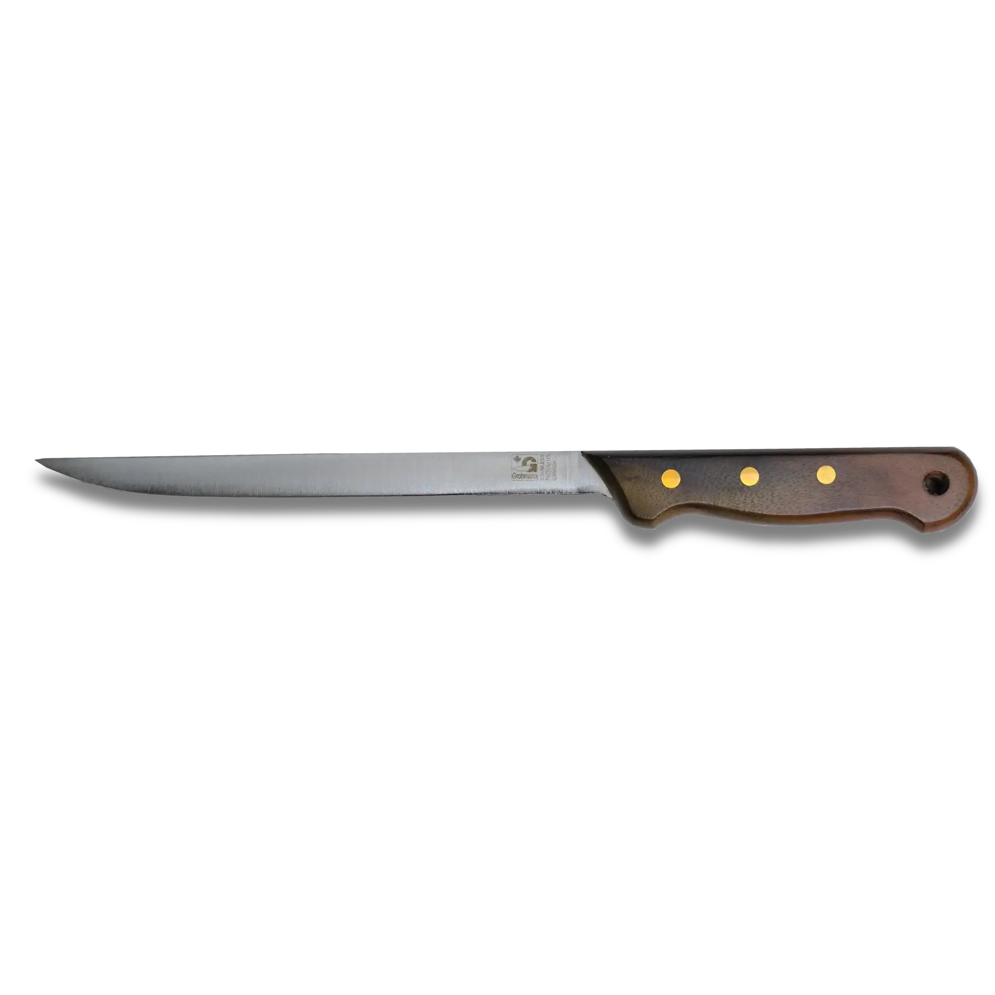 Regular Line Fillet Knife & Leather Sheath 8