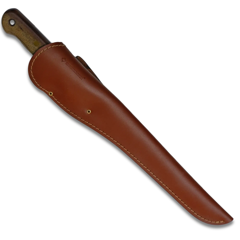 Regular Line Fillet Knife & Leather Sheath 8