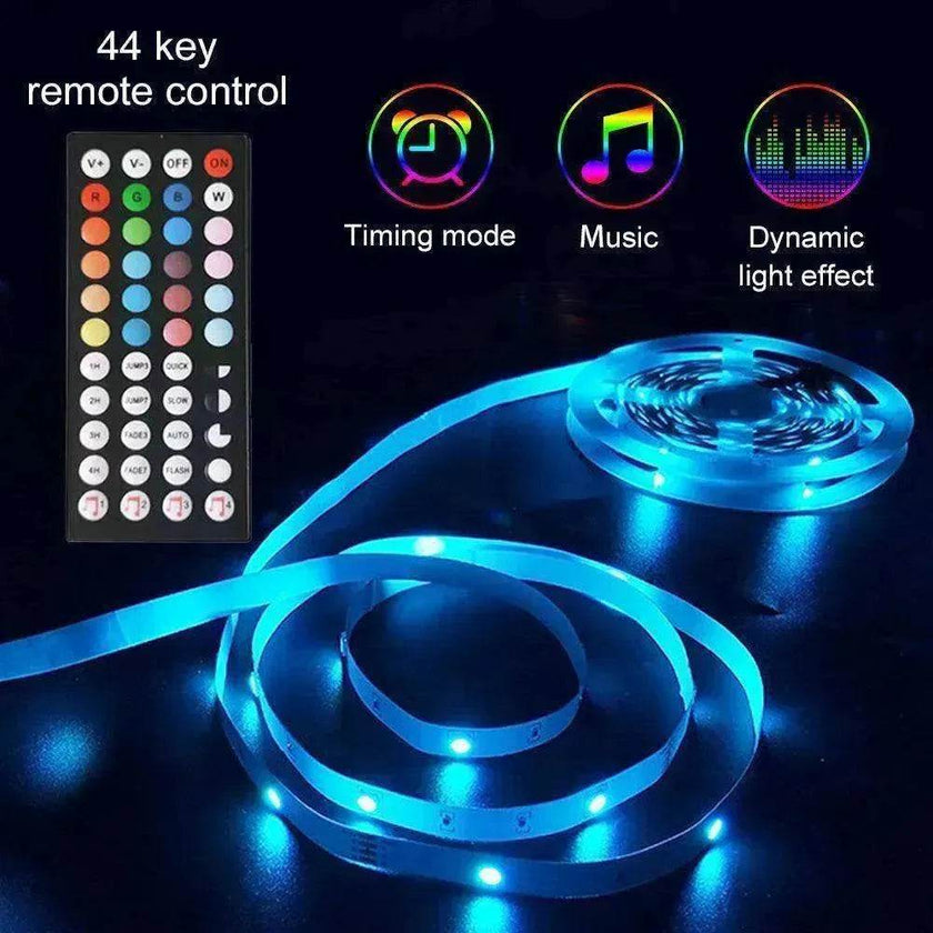 RGB 5050 LED Light Strip Color changing LED Strip Light with Remote Controller 20 meters Long 44keys Controller