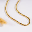 RIKKO: Ball-Beads Contemporary Chain Necklace