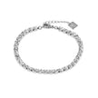 RITMO White Gold (Silver Toned): Classic Tennis Bracelet – Timeless Elegance for Every Occasion