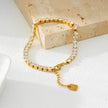 RITMO Gold : Bracelet Tennis Classique – Élégance intemporelle pour toutes les occasions