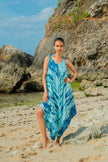 Bone Tie Dye Romper - Blue