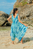 Bone Tie Dye Romper - Blue