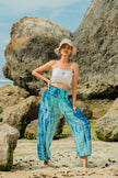 Bone Tie Dye Bali Pants - Blue