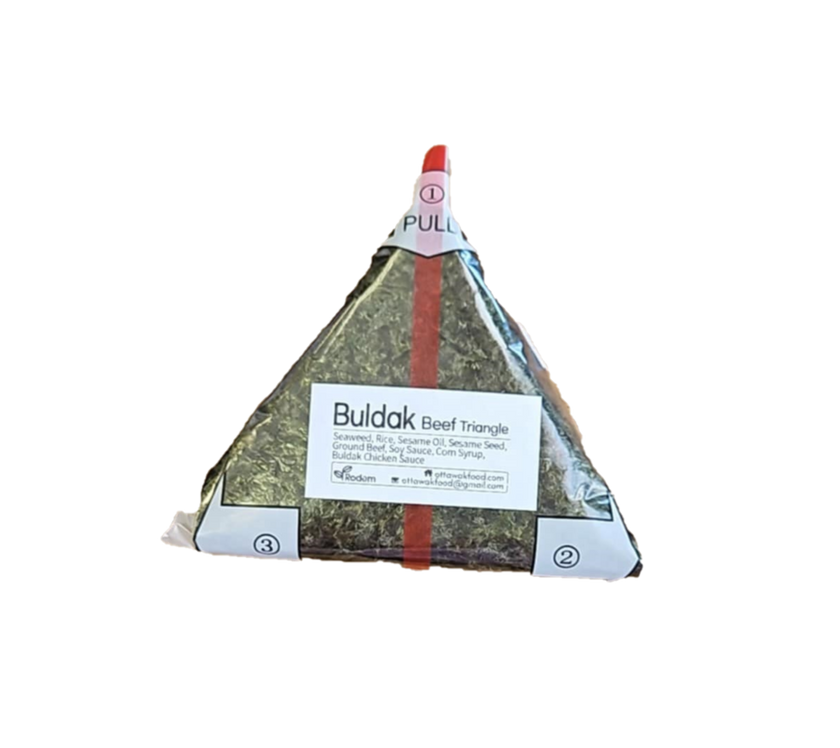 RFG: Rodem Buldak Beef Triangle Gimbap