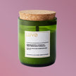 Sweet Brier rose & Cardamom Scented wooden wick candle