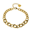 ROUBAIX Gold: Cuban Link-Chain Zirconia Statement Bracelet