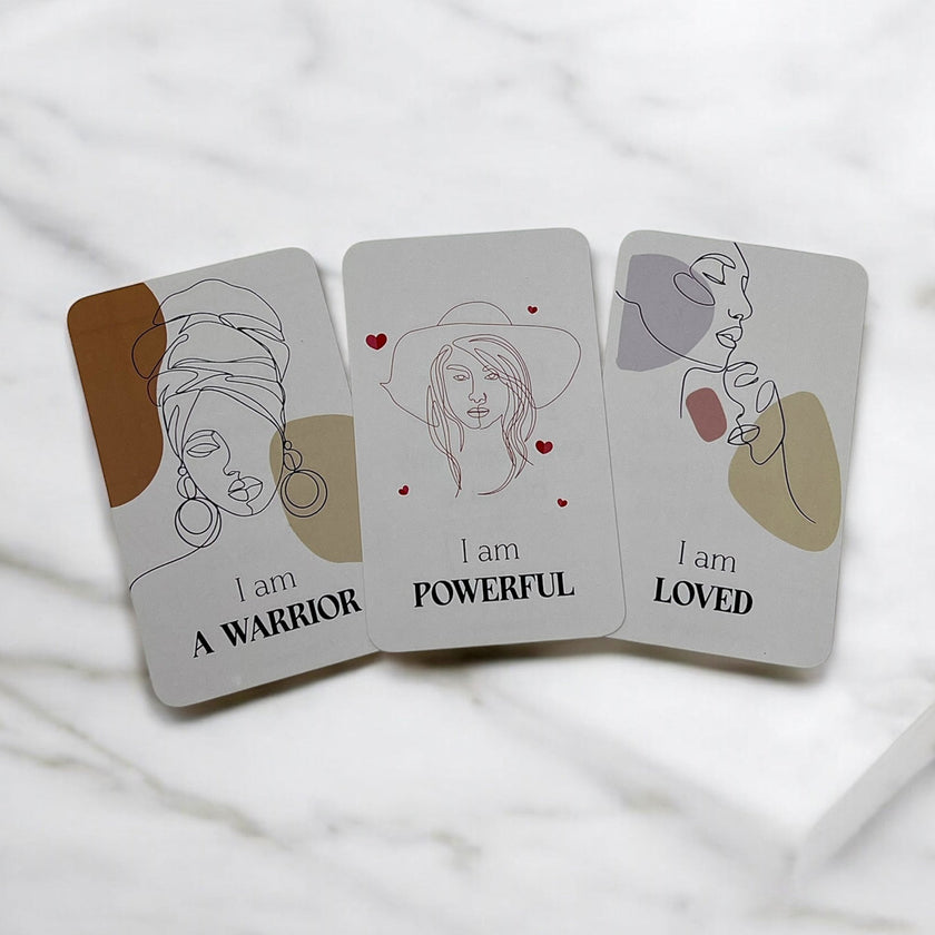 I AM A WOMAN Affirmation Cards | 51 Daily Affirmations for Women