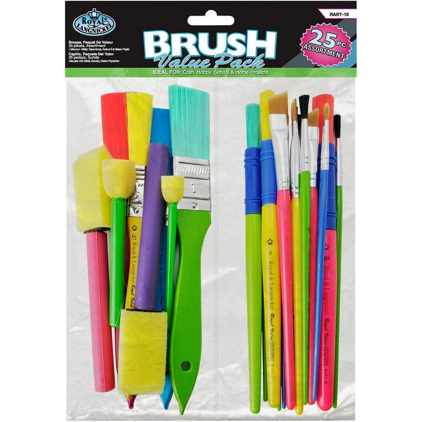 ROYAL - Craft Brush Value Pack - No 18 (25 pc)