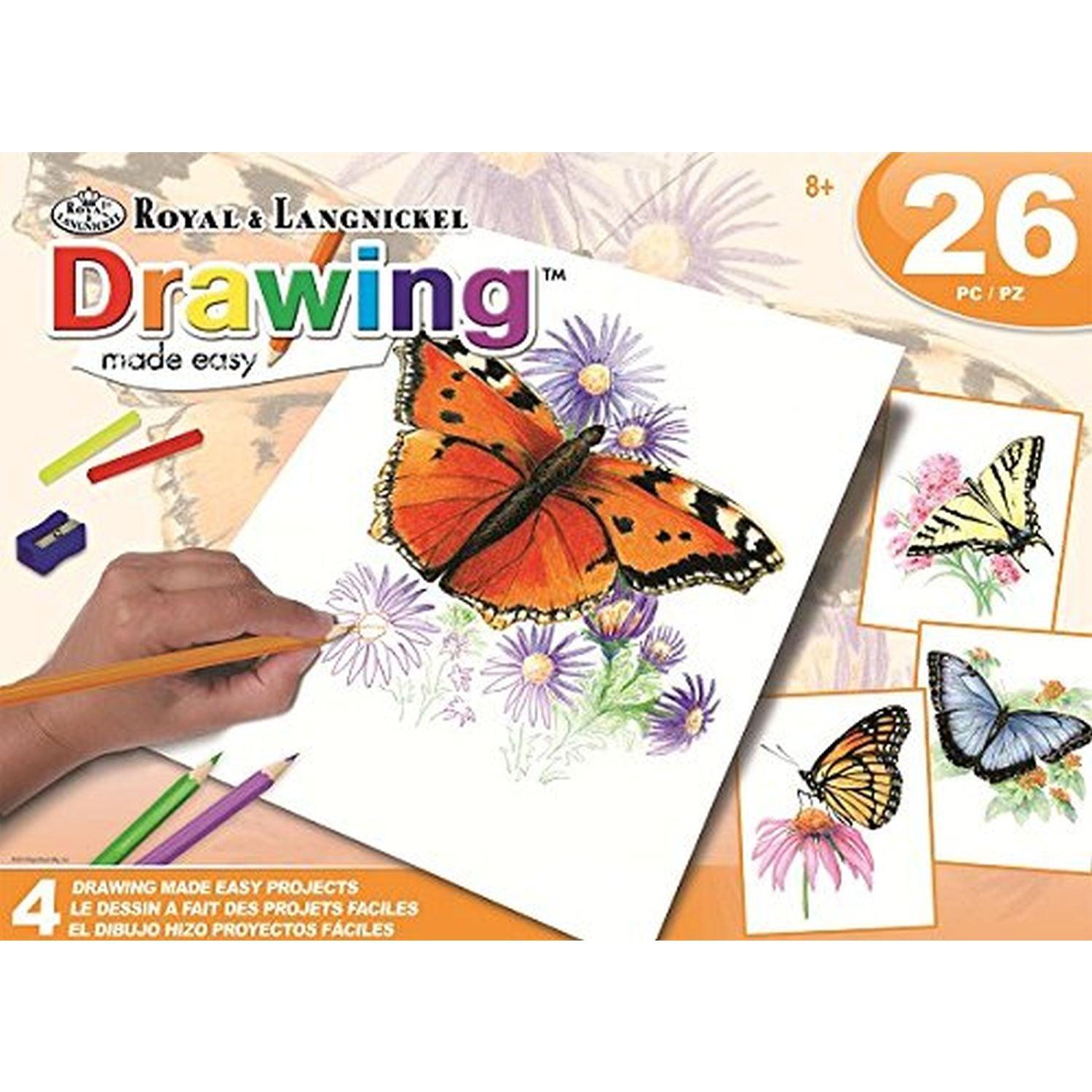 ROYAL - Drawing Made Easy - Butterflies