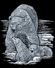 ROYAL - EGRVart Polar Bear and Cubs