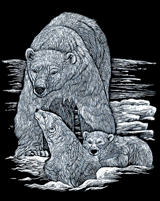 ROYAL - EGRVart Polar Bear and Cubs