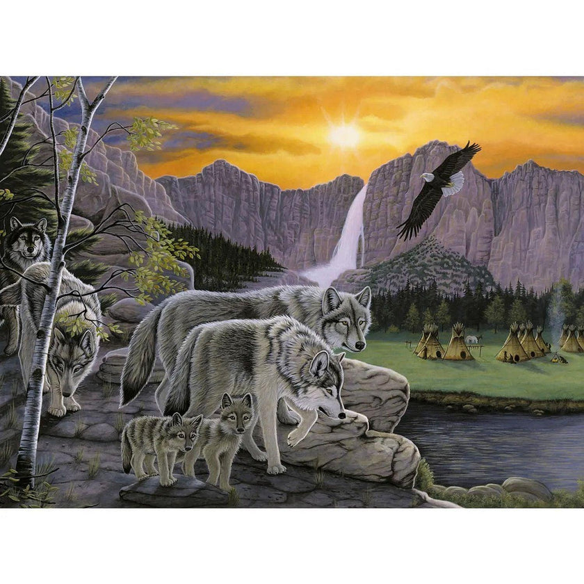 ROYAL - Large PBN Path of the Wolf Spirit