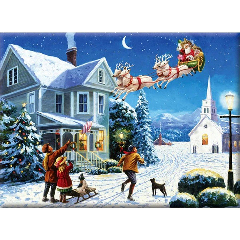ROYAL - Large PBN Santa's Here