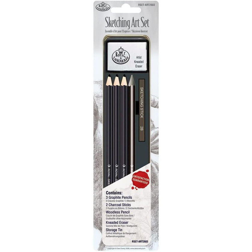 ROYAL - Mini Tin - Sketching Pencils