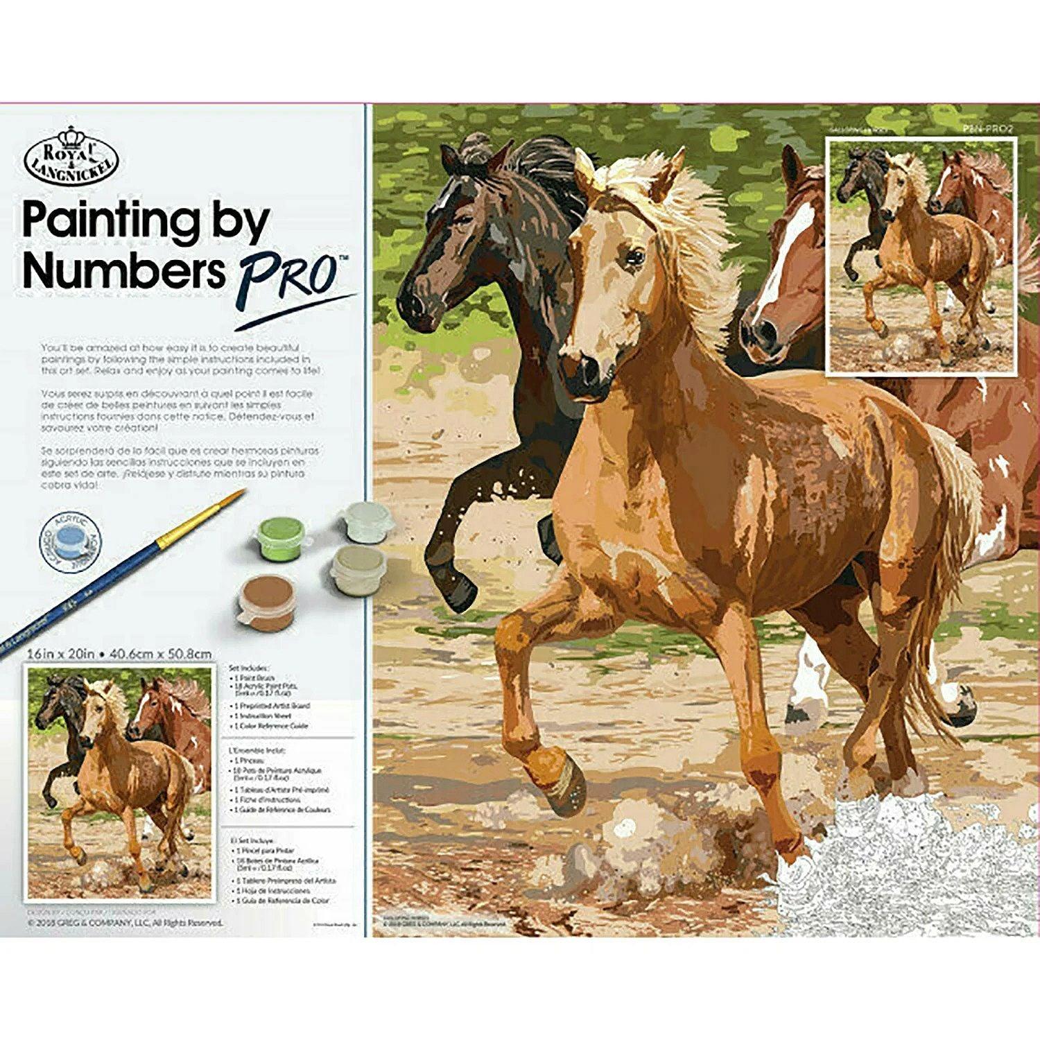 ROYAL - Pro PBN Galloping Horse
