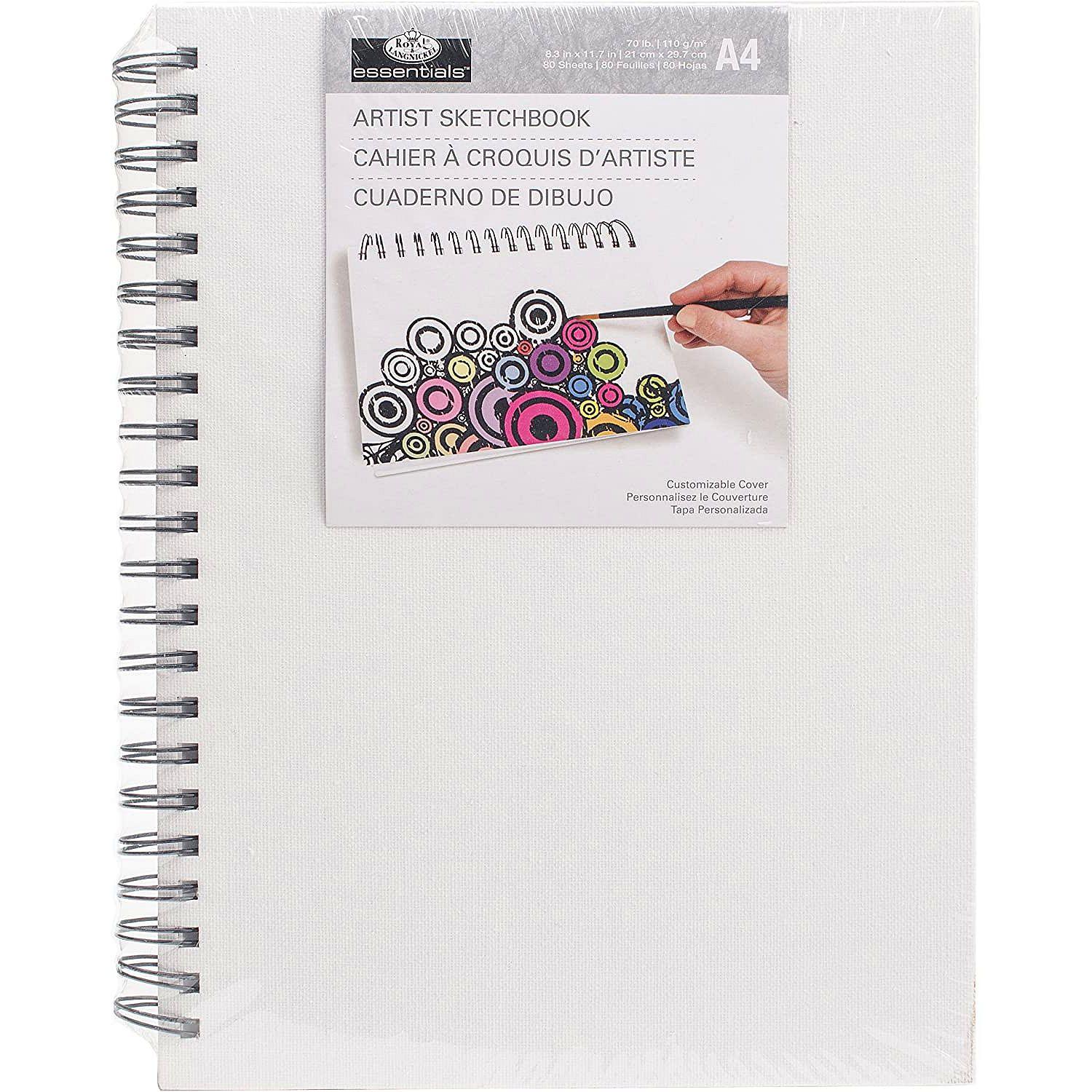 ROYAL - Carnet de croquis petit format - Couverture en toile