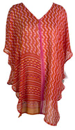 PRG6514 Sheer Avatar Pure Silk Waterfall Top
