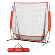 Soozier 6' x 6' Baseball Net for Hitting Pitching Practice with Carry Bag, Red