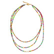 Triple Strand Necklace With Pearls