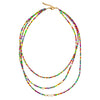 Triple Strand Necklace With Pearls