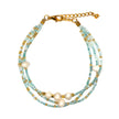 Triple Strand Bracelet With Pearls